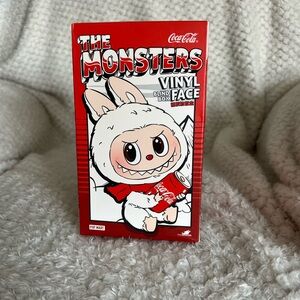 Labubu Authentic unopened Coca-Cola Pop Mart Box - Red and White